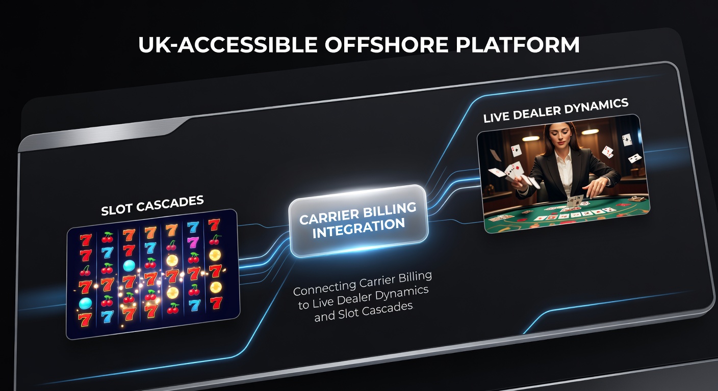 Diagram of slot cascade mechanics linked to carrier billing deposits at offshore casinos
