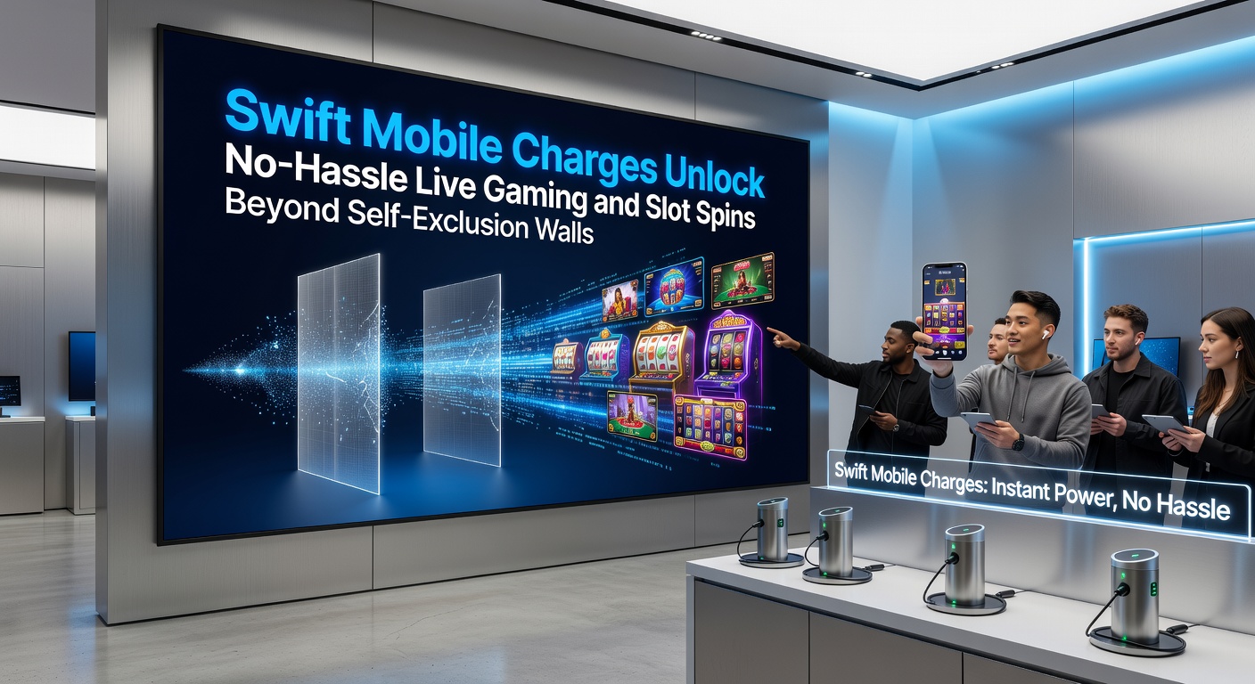 Dynamic live dealer roulette table and vibrant slot machine reels on a mobile device, illustrating swift charge-enabled gameplay beyond restrictions
