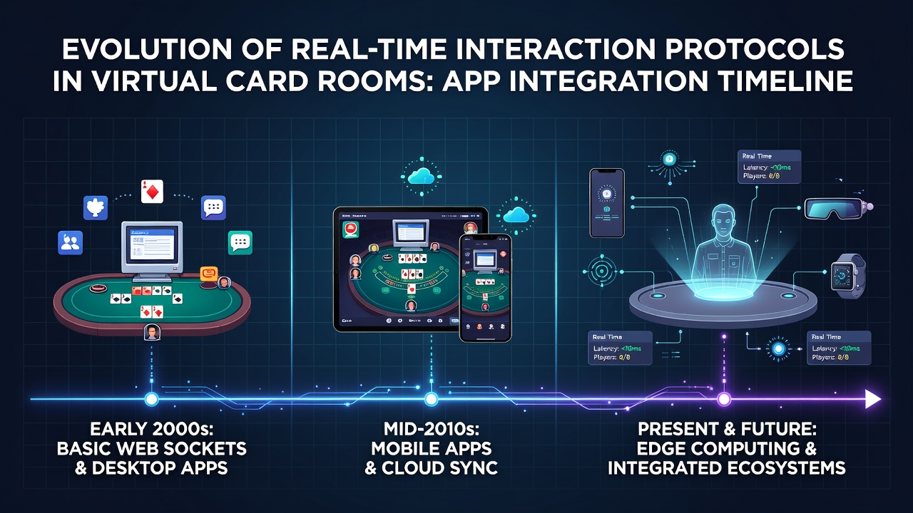 Live virtual card table with overlaid app integration notifications for deposits